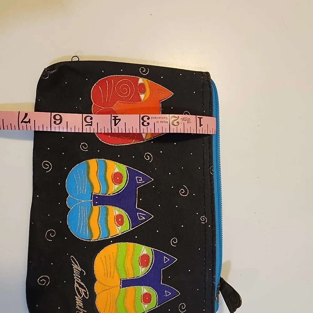 Laurel Burch Vibrant Cat  Pouch